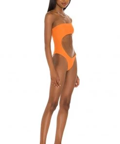 Promo 🎁 Camila Coelho Cilia One Piece In Rustic Orange ❤️ -Camila Coelho Store COEL WX98 V2